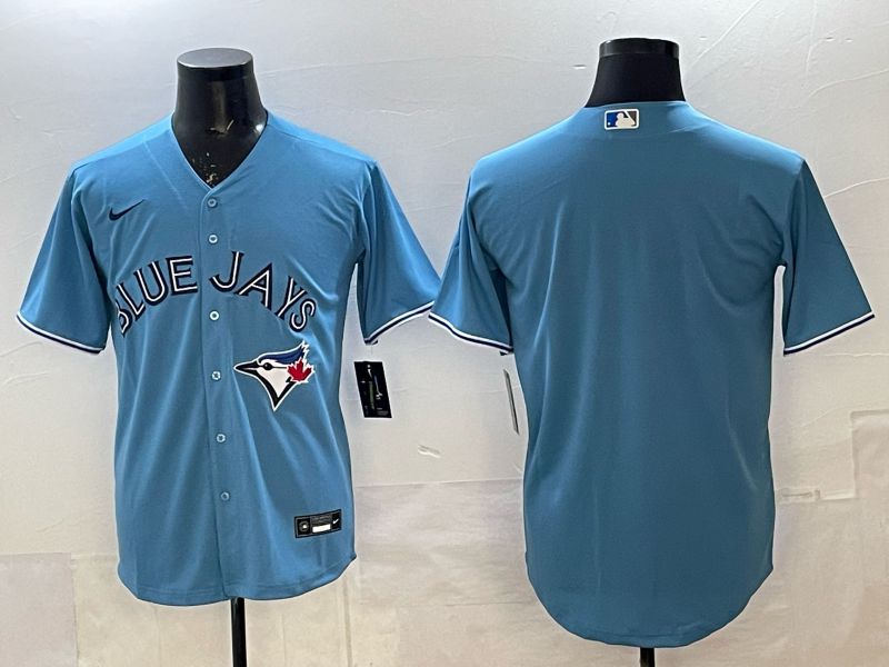 Men 2025 Toronto Blue Jays Blank Light Blue Game Nike MLB Jersey style 01